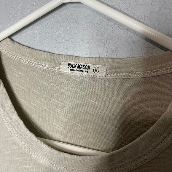 Buck Mason Crew neck cotton tee Size Medium - Picture 4 of 6